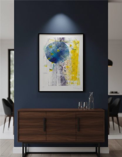 Monolith in Blue Floating Anchor