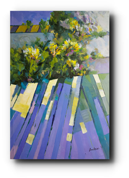 Luminous Garden Path