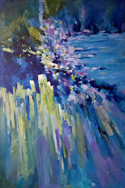 Moonlit Coastline I